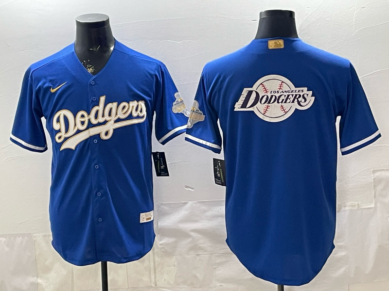Men Los Angeles Dodgers blank blue Game Nike MLB Jersey 0404004